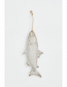 Pez colgante de hojalata 