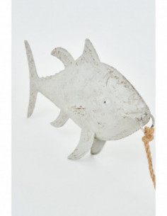 Gran pez colgante de hojalata 2