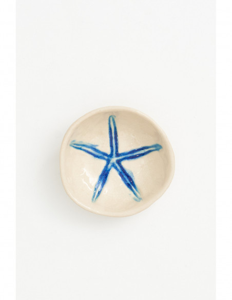 Plato estrella de mar pequeño