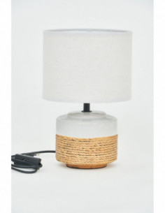 Lámpara cerámica y cuerda Medium