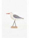 Gaviota con base de madera