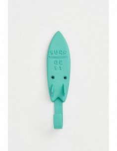 Colgador verde agua tabla surf