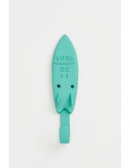Colgador verde agua tabla surf