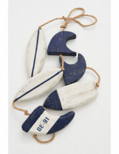 Guirnalda tabla de surf azulina 2