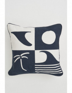 Cojín surf azulino