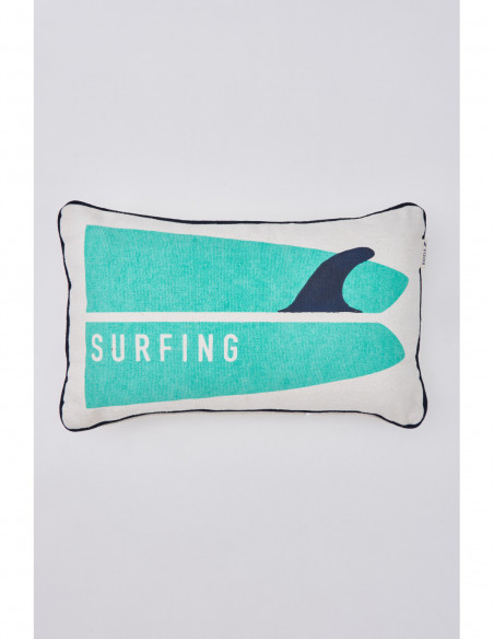 Cojín surfing turquesa 