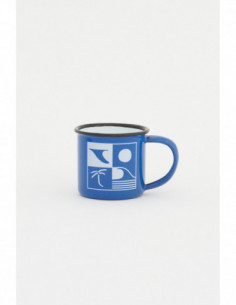 Mug azulino de metal surf