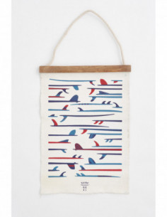 Lámina tablas se surf decorativa