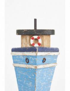 Perchero barco de madera 2