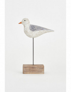 Pájaro y silueta de metal 2