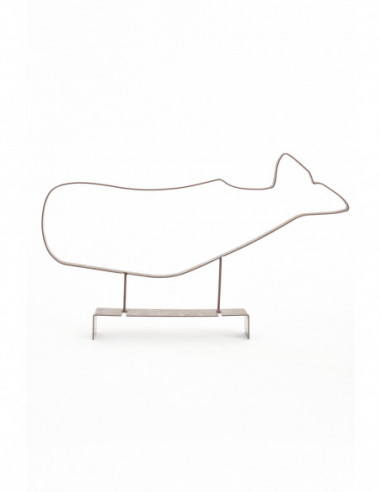 Silueta ballena metal 