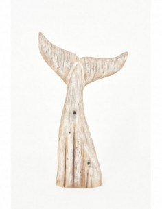 Cola de ballena grande beige 