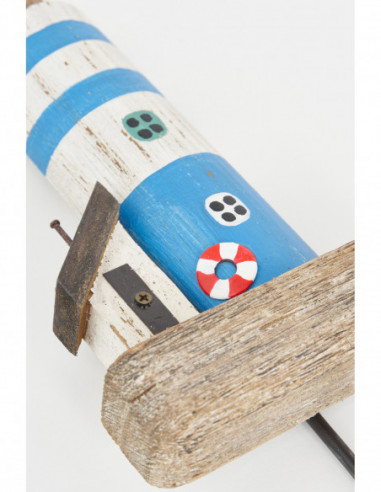 Faro madera y metal