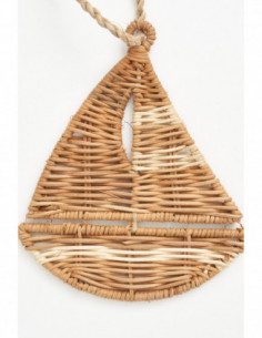 Colgante de ratán velero 2