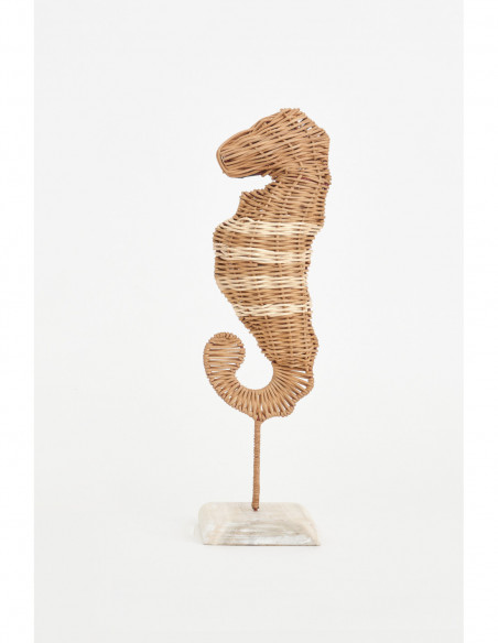 Caballito de mar ratán con base