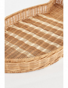 Bandeja mediana de ratán pescado 2