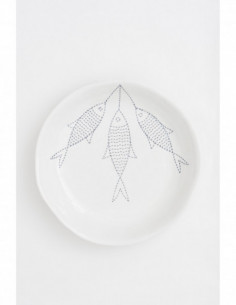 Plato redondo peces 