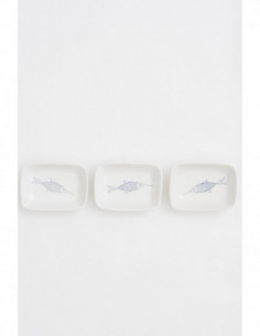 Platillos blanco porcelana