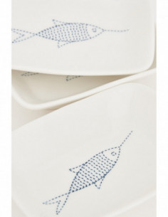 Platillos blanco porcelana 2