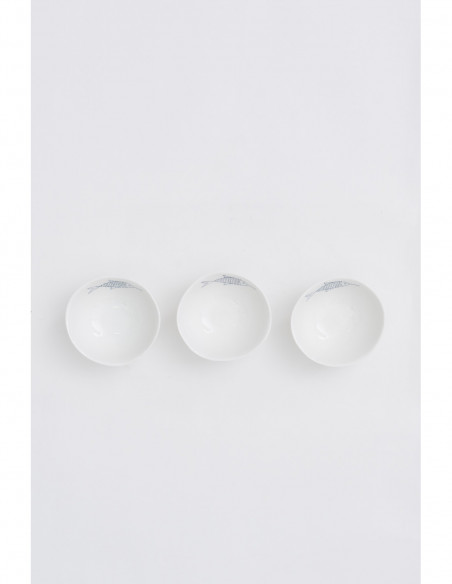 Boles porcelana de peces