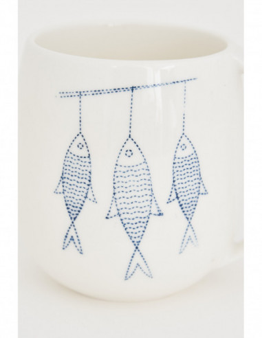 Mug diseño peces