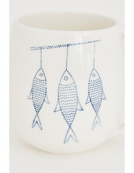 Mug diseño peces