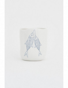 Taza café de peces