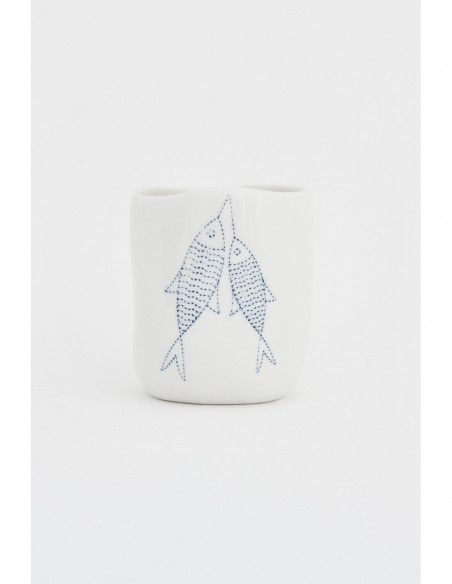 Taza café de peces