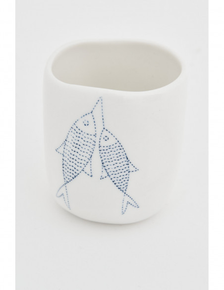 Taza café marino