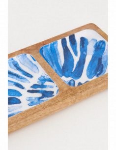 Bandeja aperitivos concha azul 2