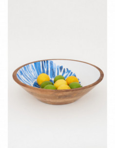 Bol grande de madera esmaltada 2