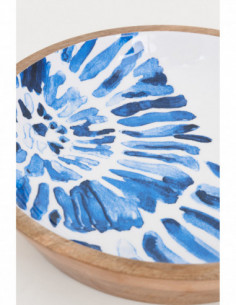 Bol mediano madera esmaltada  2