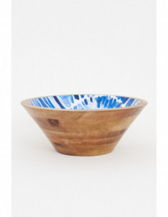 Bol redondo de concha azul 2