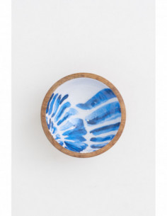 Bol small madera esmaltada