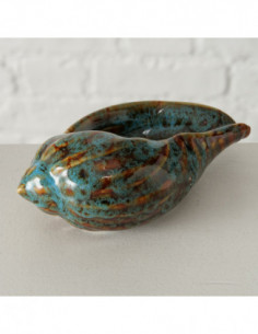 Caracola melo diadema de cerámica  2