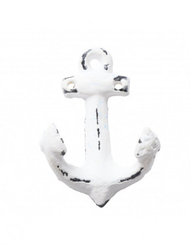 Colgador de ancla blanco