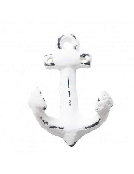 Colgador de ancla blanco