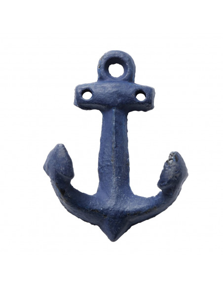 Colgador de ancla azul