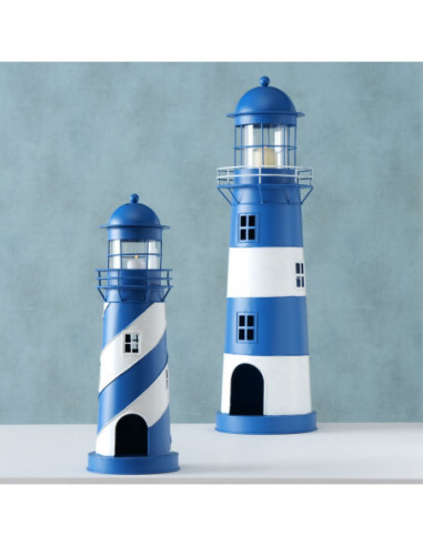 Faros costeros azules