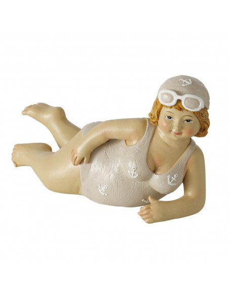 Figura bañista decorativa
