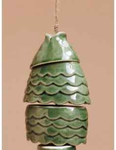 Móvil pez de viento cerámica 2