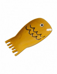 Plato amarillo pez manga