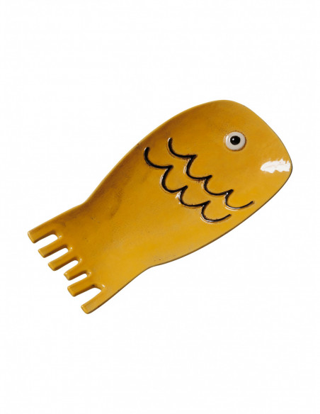 Plato amarillo pez manga