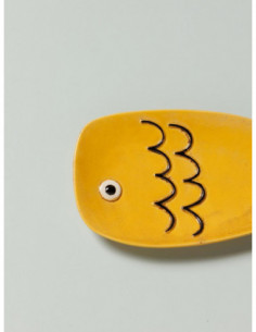 Plato amarillo pez manga 2