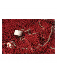 Red pesca marina roja decorativa