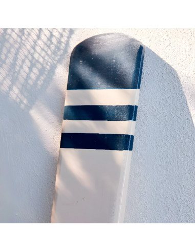 Remo marinero en blanco y azul