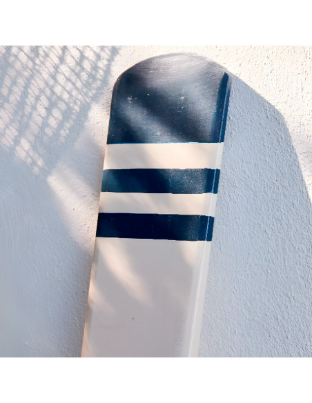 Remo marinero en blanco y azul