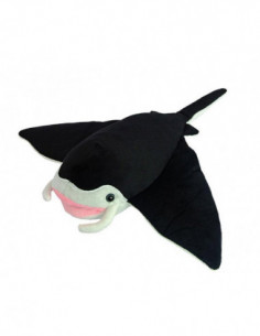 Peluche de mantarrayas negro 