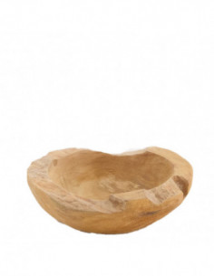 Cuenco de madera teka