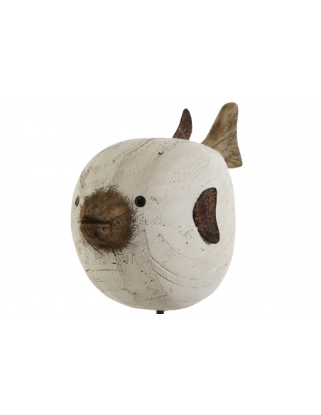 Pez globo blanco de Paulownia